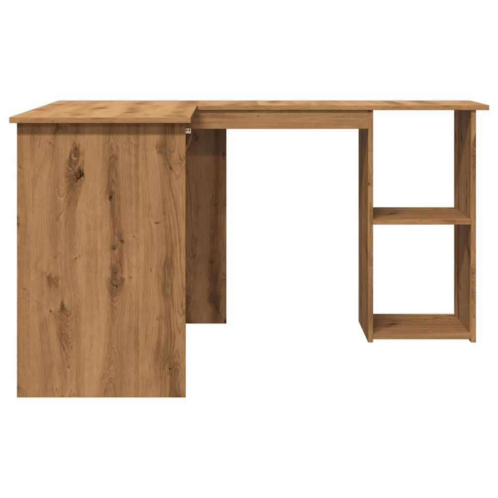 vidaXL Γραφείο Γωνιακό Τεχνίτης Δρυς 120x140x75 εκ Επεξεργασμένο Ξύλο