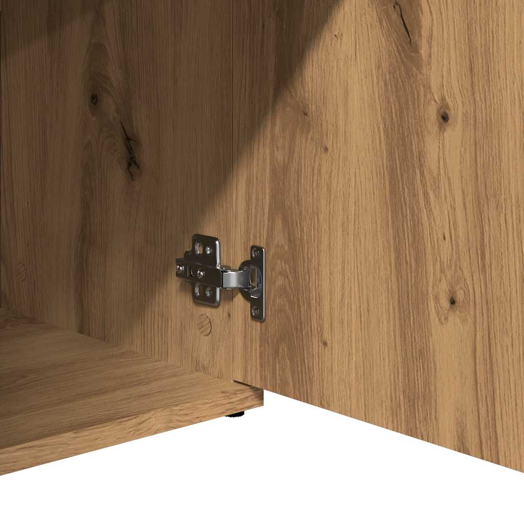 vidaXL Ντουλάπι Αρτισιανή Δρυς 91x29,5x75 εκ. από Επεξεργασμένο Ξύλο