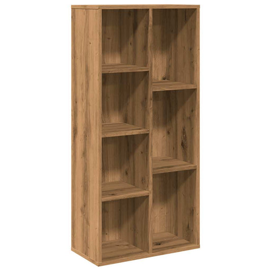 vidaXL Ντουλάπι βιβλίων Βελανιδιά τεχνίτη 50x25x104 cm