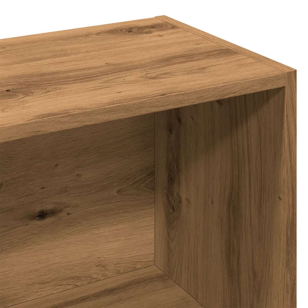 vidaXL Ντουλάπι βιβλίων Βελανιδιά τεχνίτη 50x25x104 cm