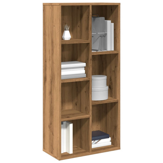vidaXL Ντουλάπι βιβλίων Βελανιδιά τεχνίτη 50x25x104 cm