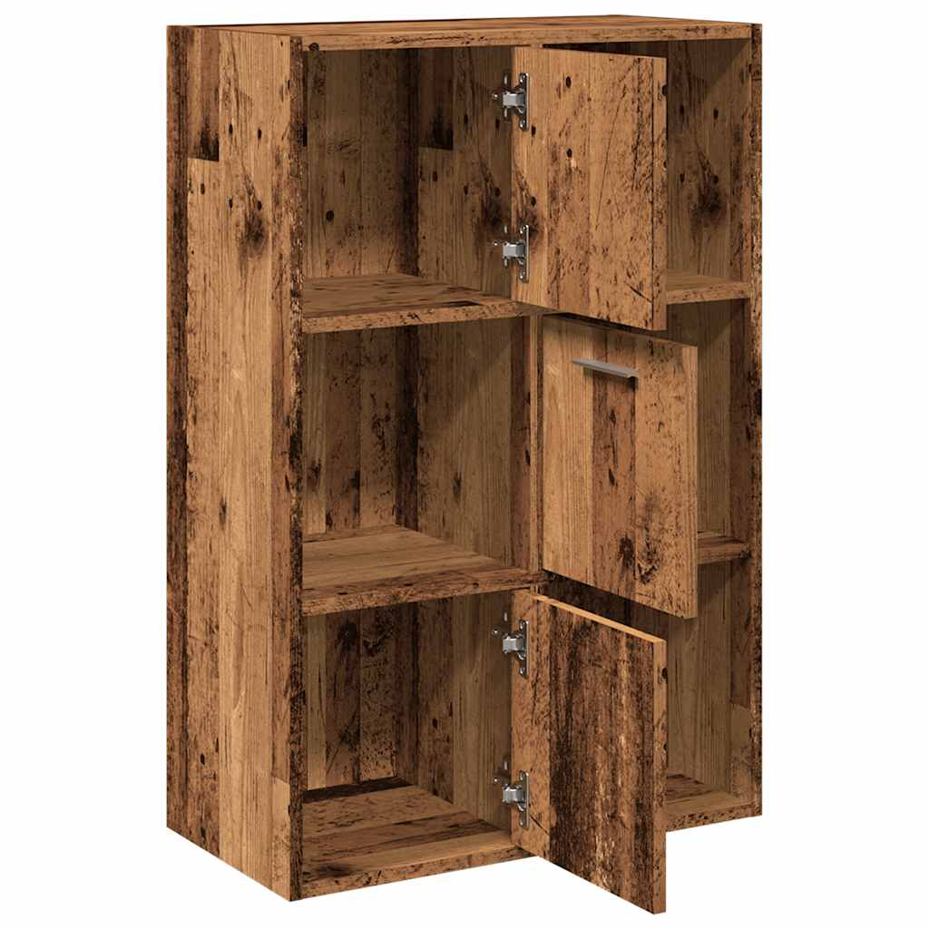 vidaXL Βιβλιοθήκη Παλαιό ξύλο 60,5x30x90 cm Ξύλινη κατασκευή