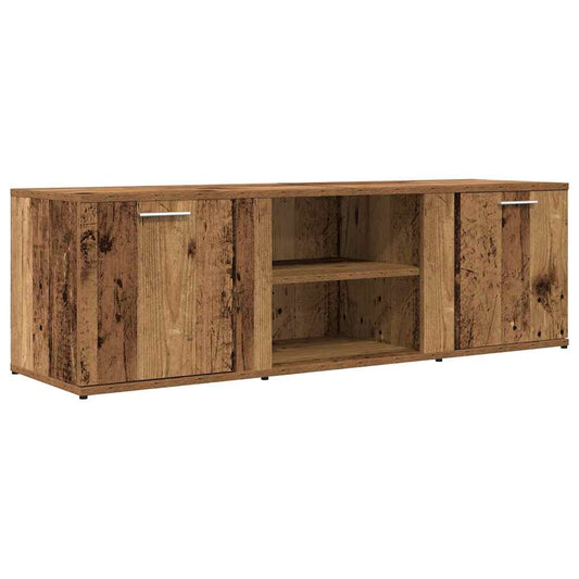 vidaXL Έπιπλο Τηλεόρασης Παλιό Ξύλο 120 x 34 x 37 εκ. από Μοριοσανίδα