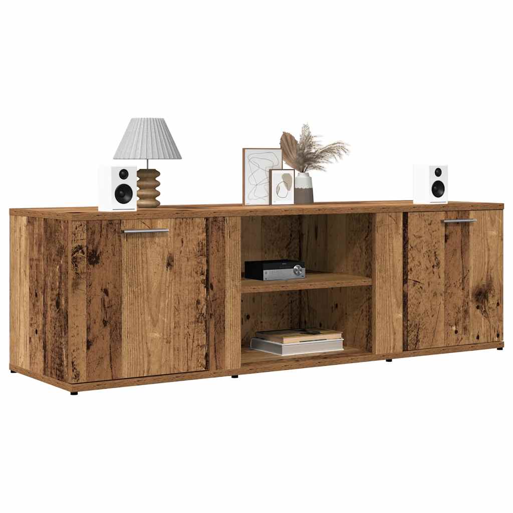 vidaXL Έπιπλο Τηλεόρασης Παλιό Ξύλο 120 x 34 x 37 εκ. από Μοριοσανίδα