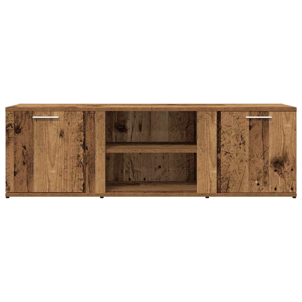 vidaXL Έπιπλο Τηλεόρασης Παλιό Ξύλο 120 x 34 x 37 εκ. από Μοριοσανίδα