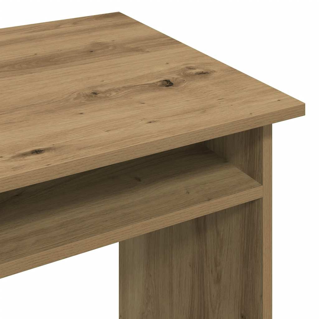 vidaXL Γραφείο Αρτισιανή Δρυς 90x50x74 εκ. από Επεξεργασμένο Ξύλο