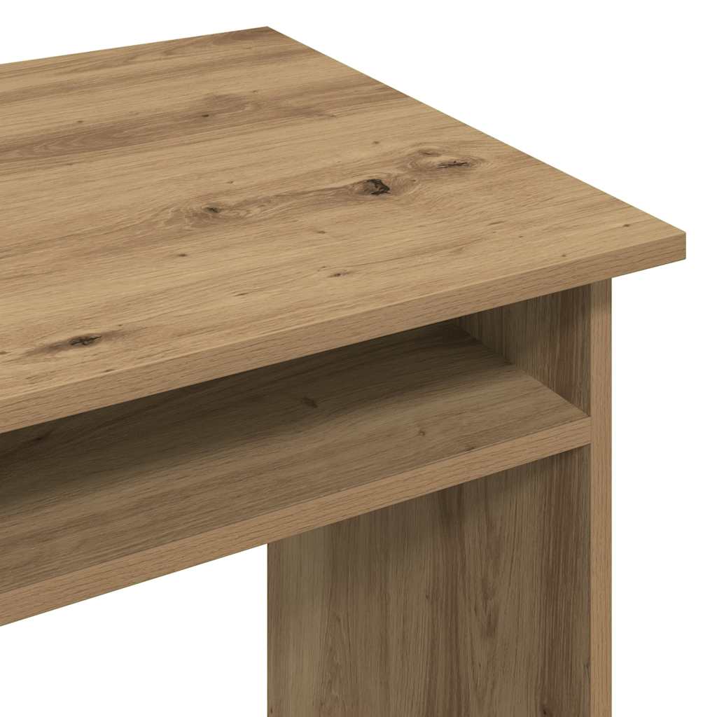 vidaXL Γραφείο Αρτισιανή Δρυς 90x50x74 εκ. από Επεξεργασμένο Ξύλο
