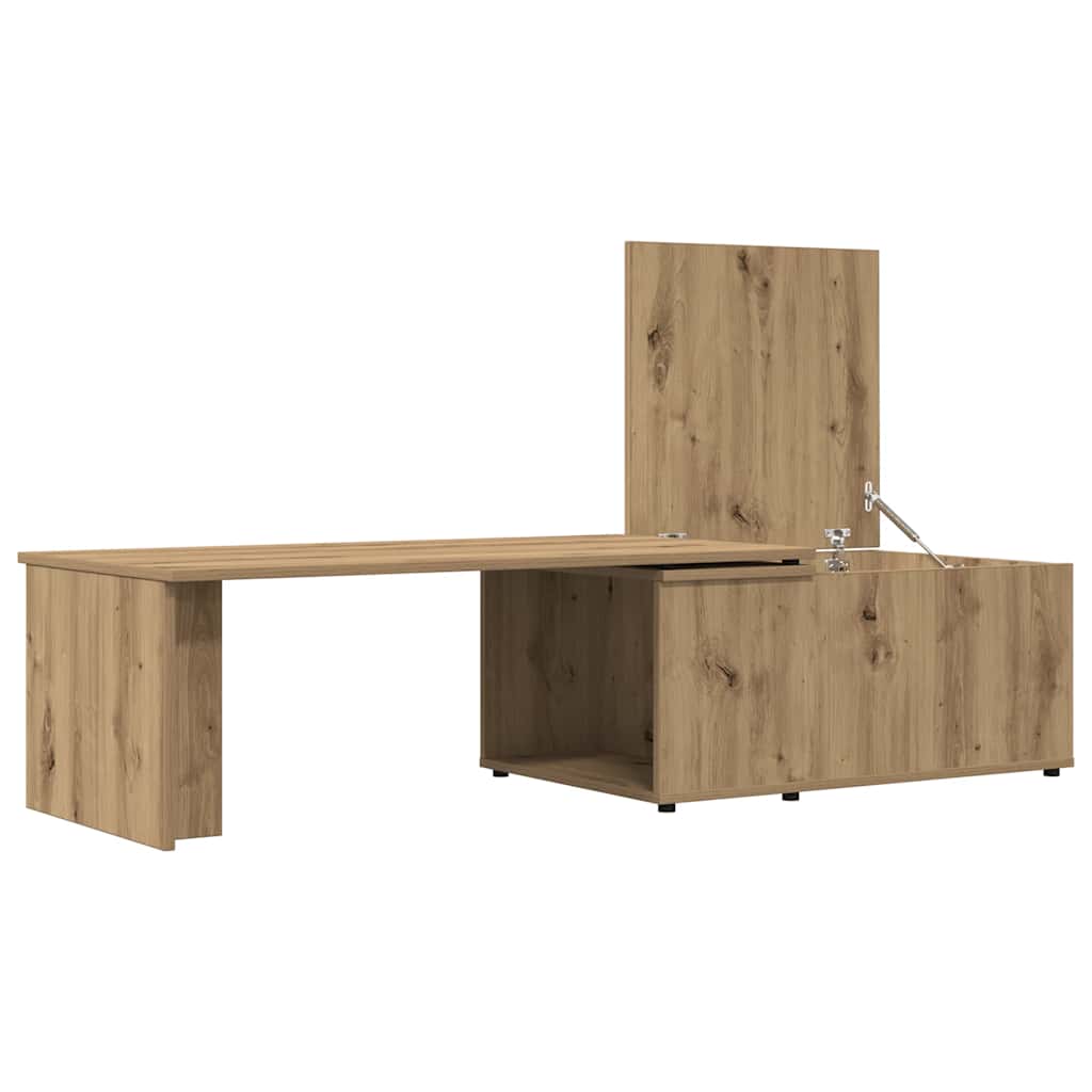vidaXL Τραπεζάκι σαλονιού Artisan Oak 150x50x35 cm Κατασκευασμένο ξύλο