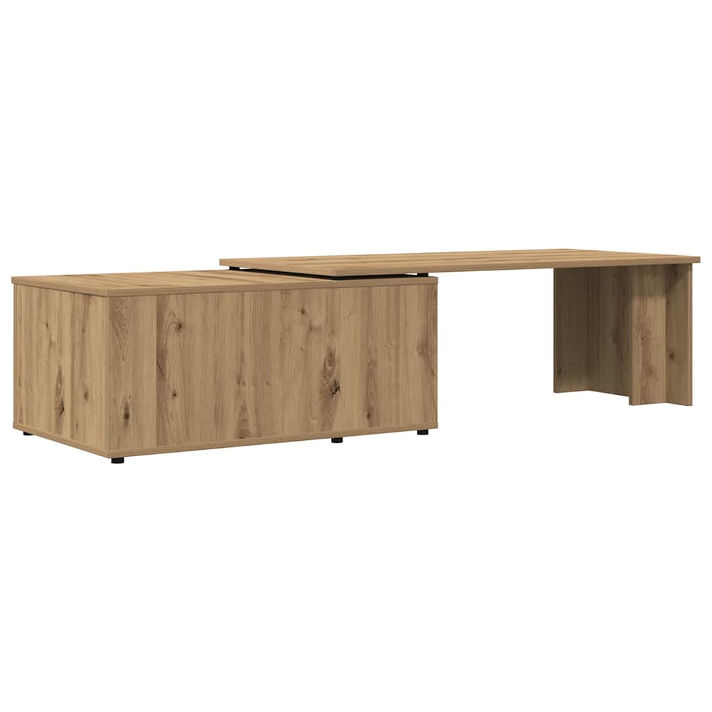 vidaXL Τραπεζάκι σαλονιού Artisan Oak 150x50x35 cm Κατασκευασμένο ξύλο
