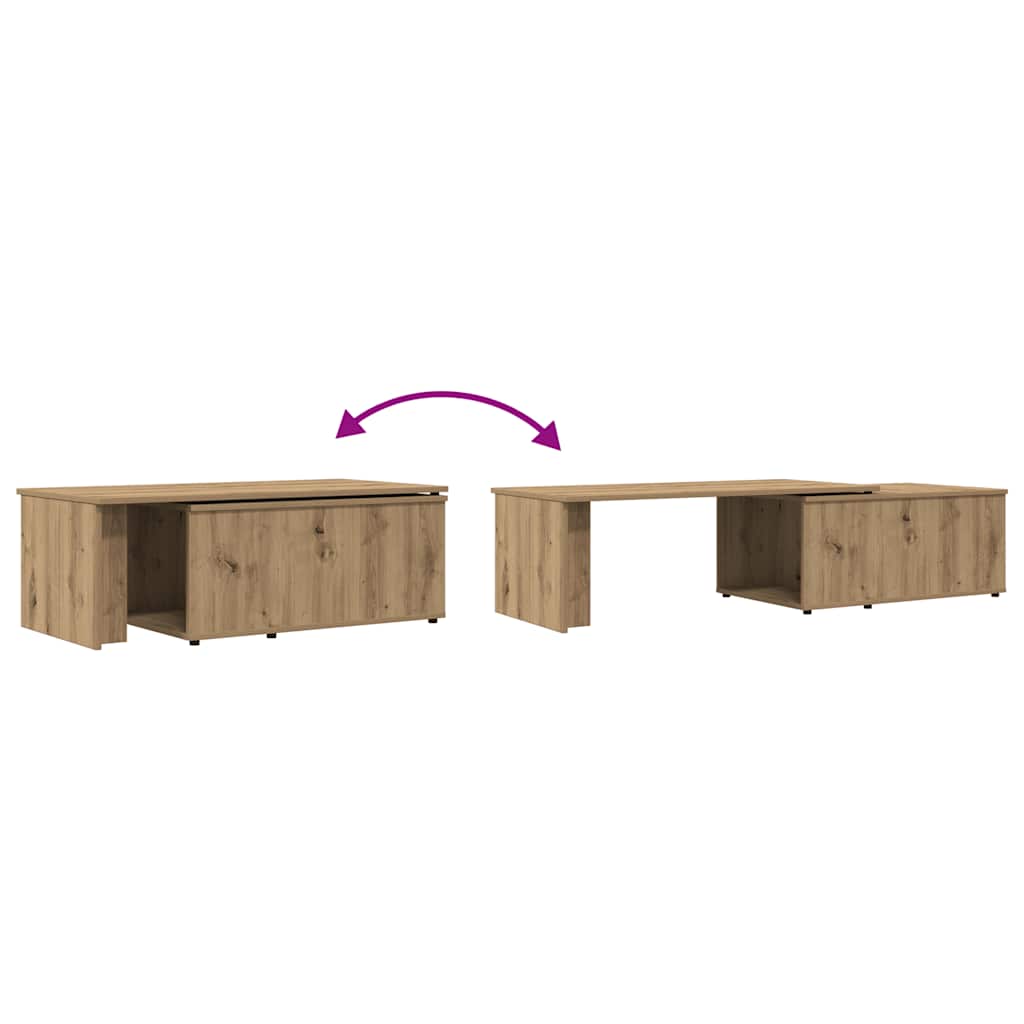 vidaXL Τραπεζάκι σαλονιού Artisan Oak 150x50x35 cm Κατασκευασμένο ξύλο