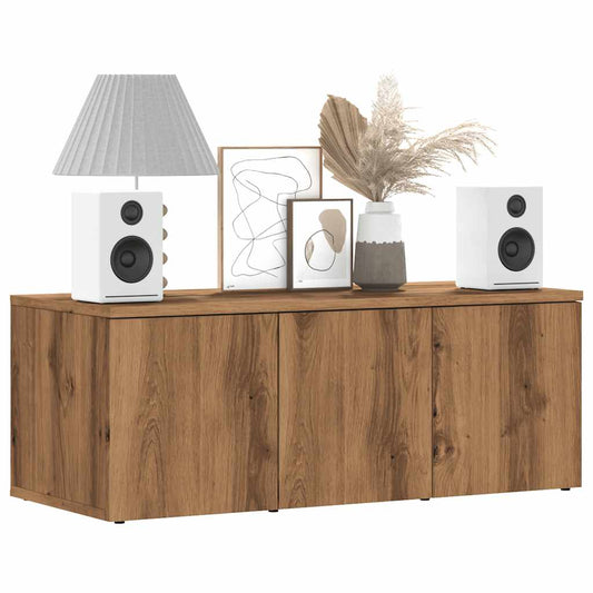 ντουλάπι τηλεόρασης vidaXL Artisan Oak 80x34x30 cm Κατασκευασμένο ξύλο