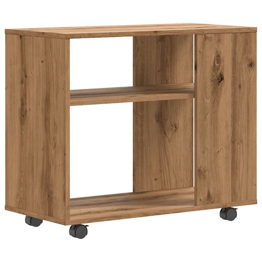 vidaXL Side Table Artisan Oak 70x35x55 cm Κατασκευασμένο ξύλο