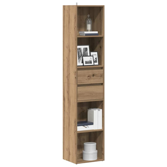 vidaXL Ντουλάπι βιβλίων Artisan Oak 36x30x171 cm Κατασκευασμένο ξύλο