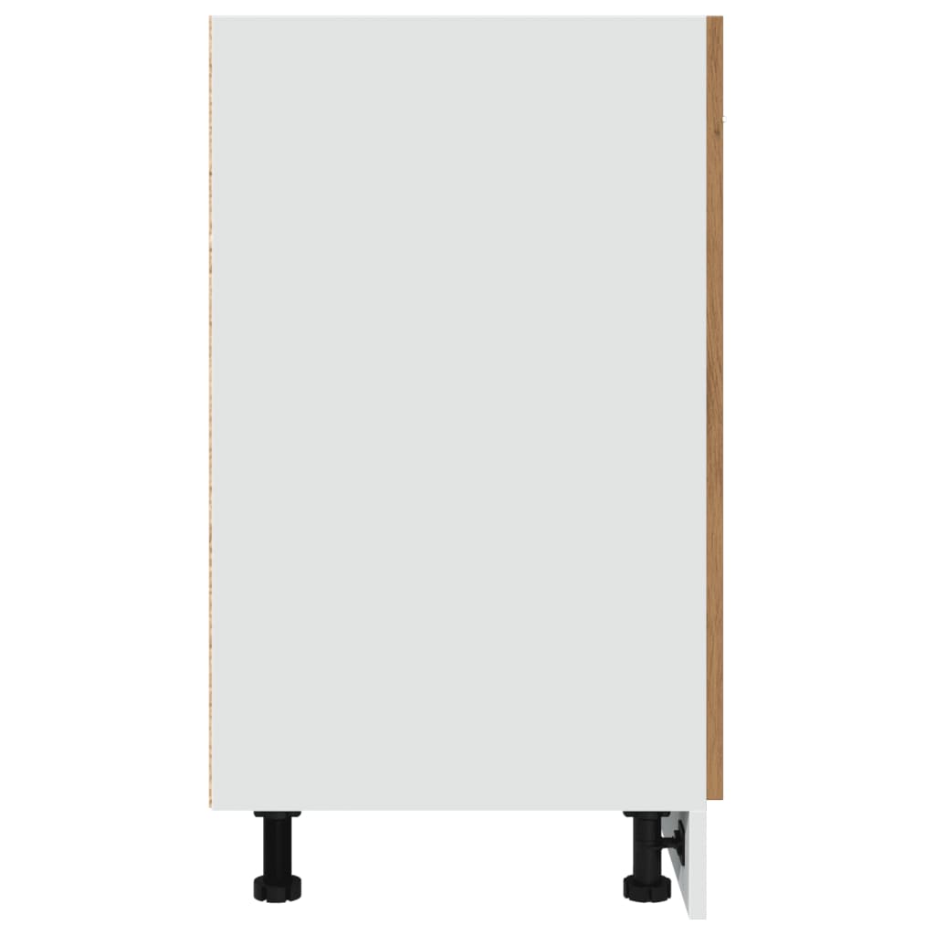 vidaXL Κάτω ντουλάπι Lyon Βελανιδιά τεχνίτη 60x46x81,5 cm