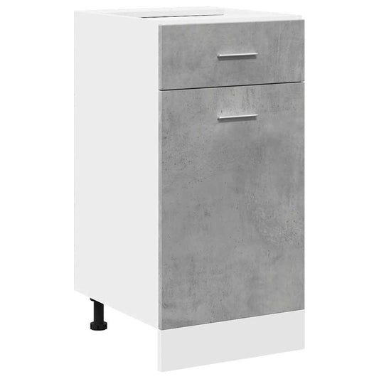 vidaXL Ντουλάπι με Συρτάρι Lyon Γκρι Σκυροδέματος 40x46x81,5 εκ