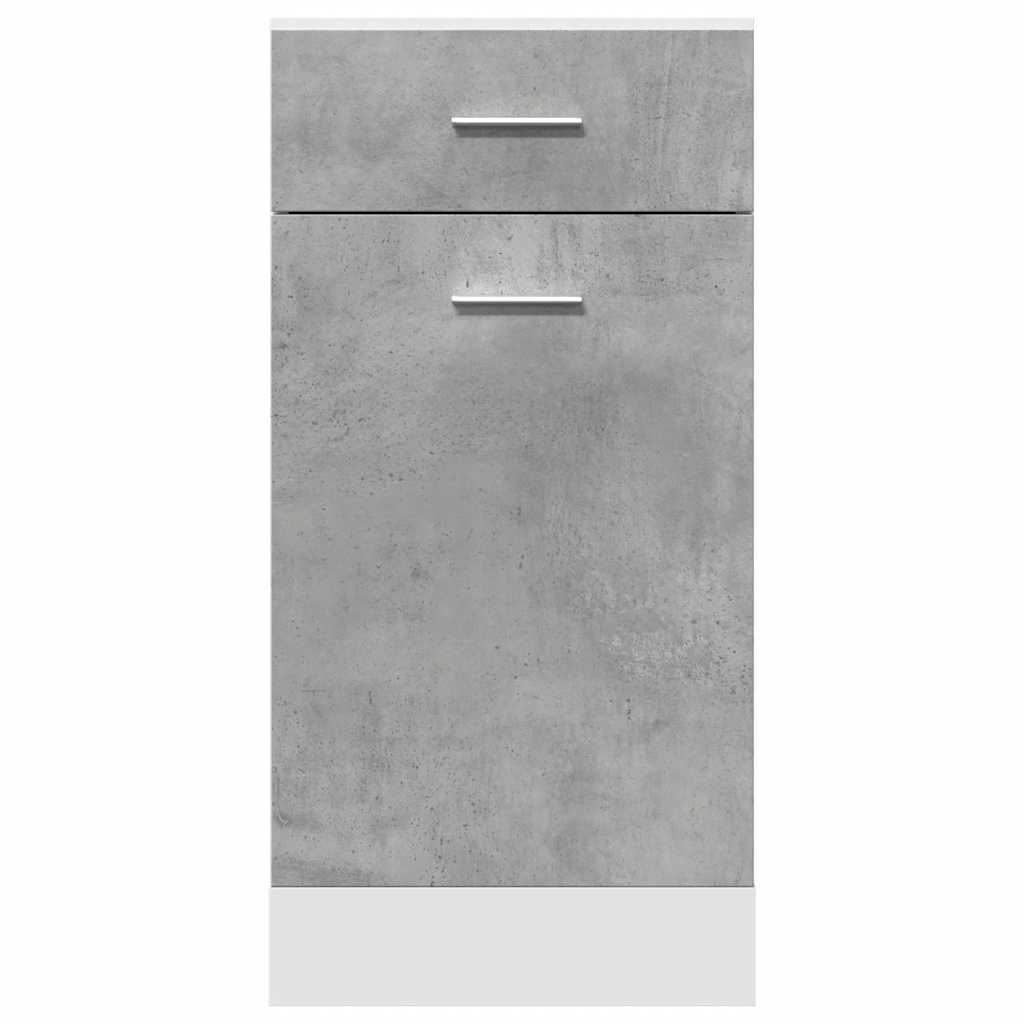vidaXL Ντουλάπι με Συρτάρι Lyon Γκρι Σκυροδέματος 40x46x81,5 εκ