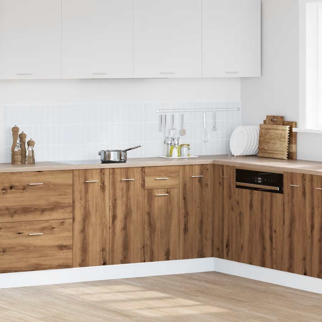vidaXL Συρτάρι κάτω ντουλάπι Lyon Artisan Oak Κατασκευασμένο ξύλο