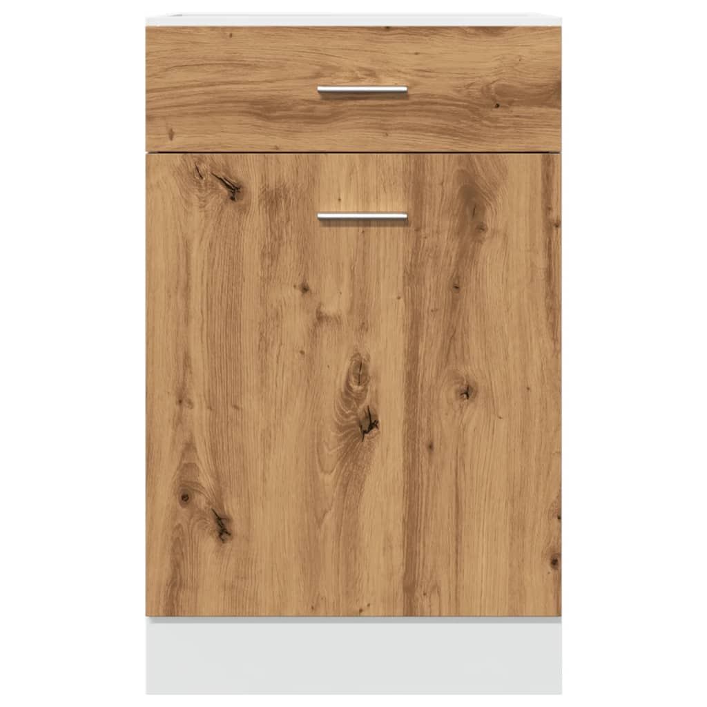 vidaXL Έπιπλο Με Συρτάρι Lyon Αρτισιανή Δρυς 50x46x81,5εκ.
