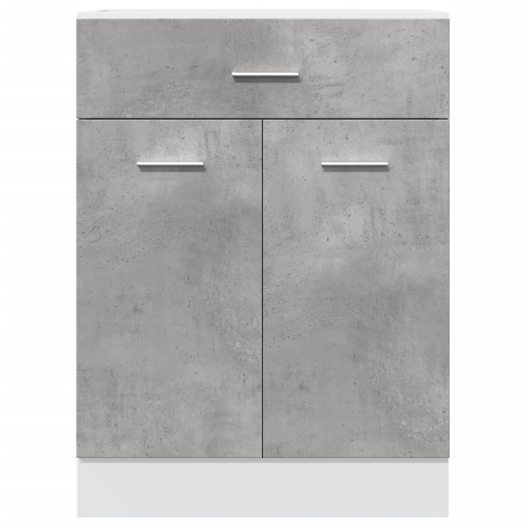vidaXL Ντουλάπι με Συρτάρι Lyon Γκρι Σκυροδέματος 60x46x81,5 εκ