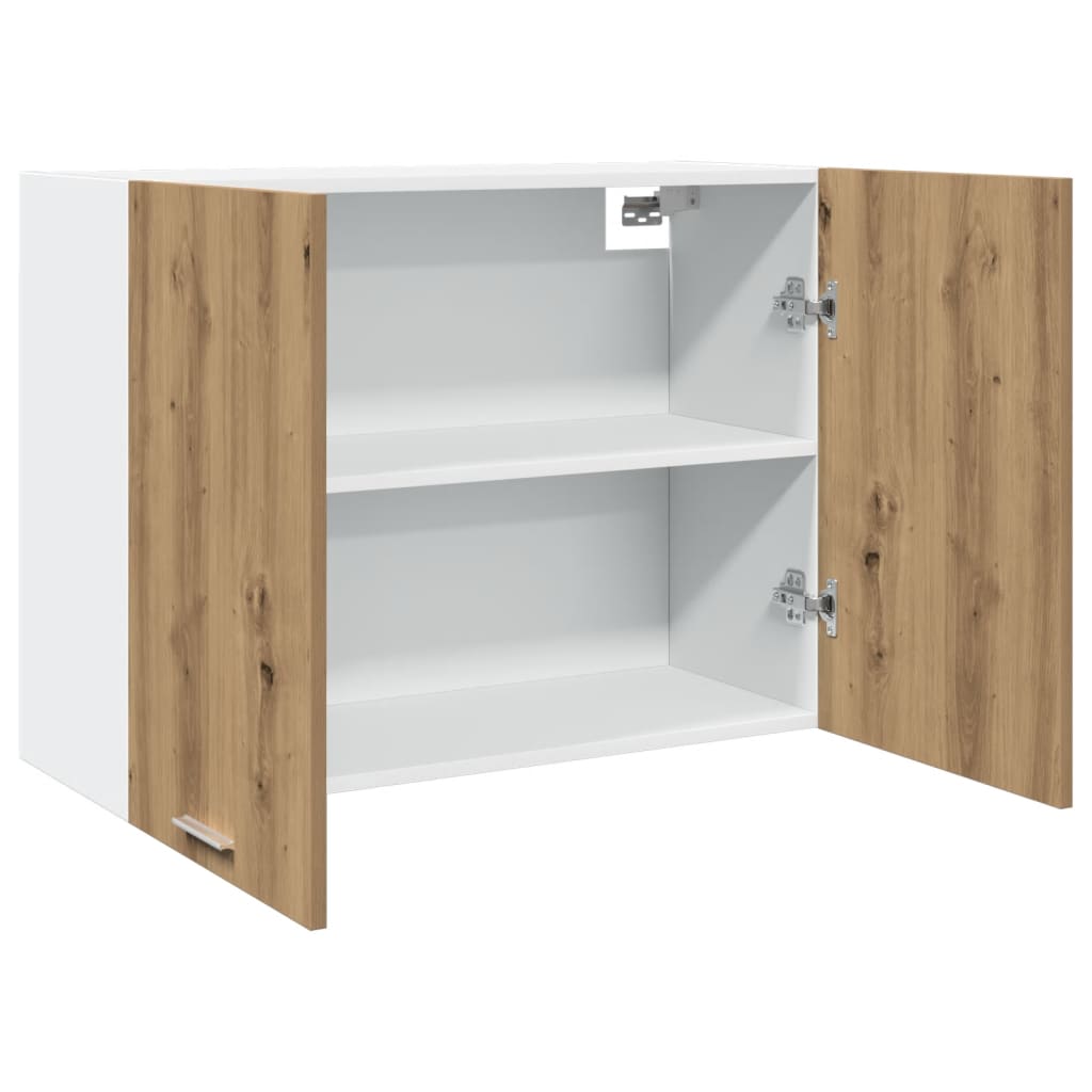 vidaXL Ντουλάπι Κρεμαστό Lyon Καφέ Δρυς 80x31x60εκ. Επεξεργασμένο Ξύλο