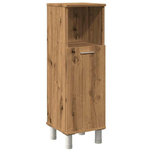 vidaXL Ντουλάπι Μπάνιου Τεχνίτης Δρυς 30x30x95 εκ. Επεξεργασμένο Ξύλο
