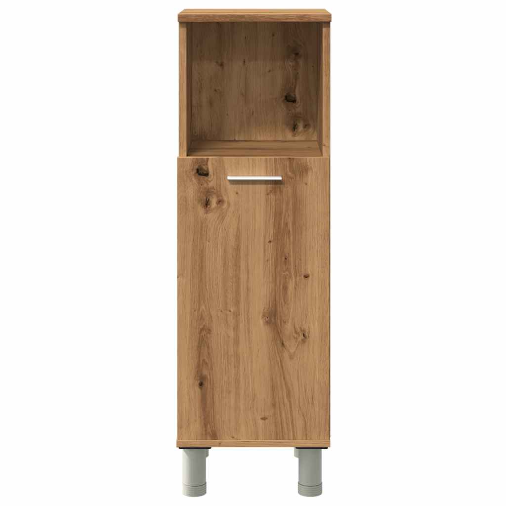 vidaXL Ντουλάπι Μπάνιου Τεχνίτης Δρυς 30x30x95 εκ. Επεξεργασμένο Ξύλο