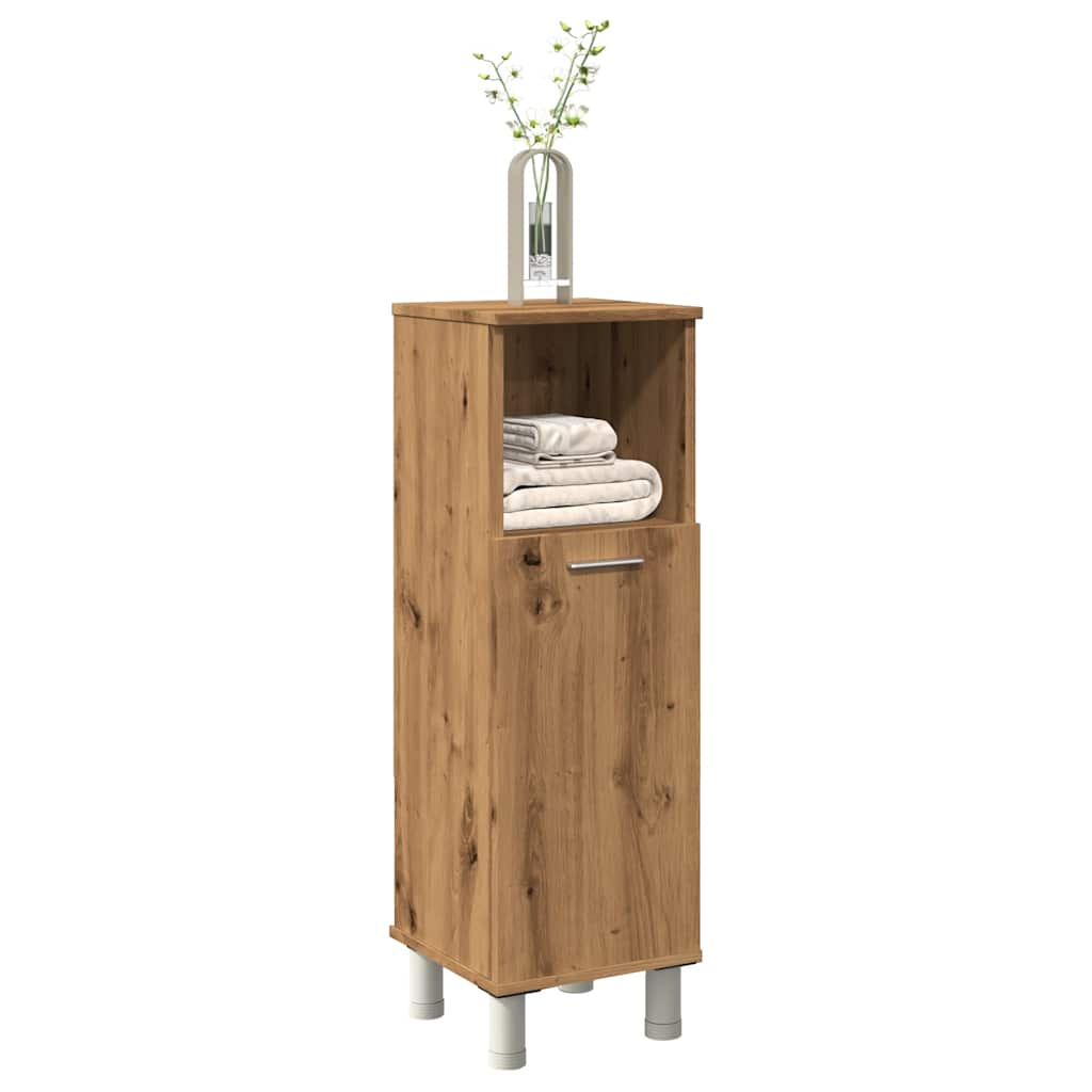 vidaXL Ντουλάπι Μπάνιου Τεχνίτης Δρυς 30x30x95 εκ. Επεξεργασμένο Ξύλο