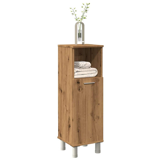 vidaXL Ντουλάπι Μπάνιου Τεχνίτης Δρυς 30x30x95 εκ. Επεξεργασμένο Ξύλο