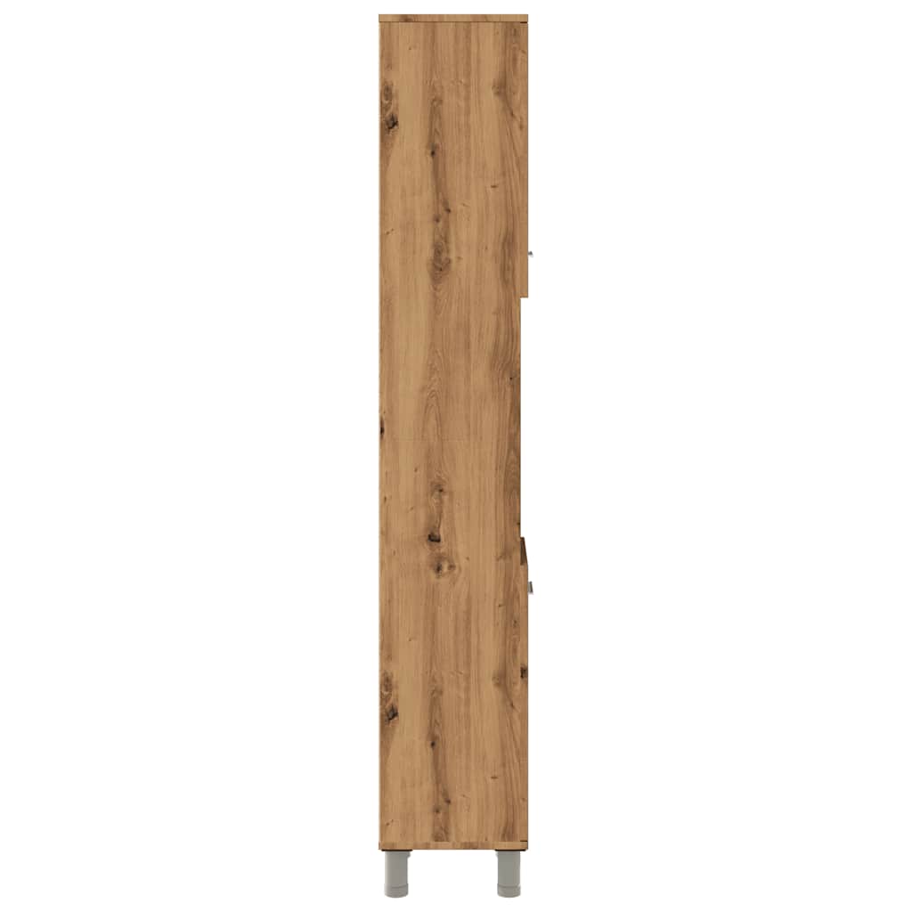 vidaXL Ντουλάπι μπάνιου Artisan Oak 30x30x179 cm Κατασκευασμένο ξύλο