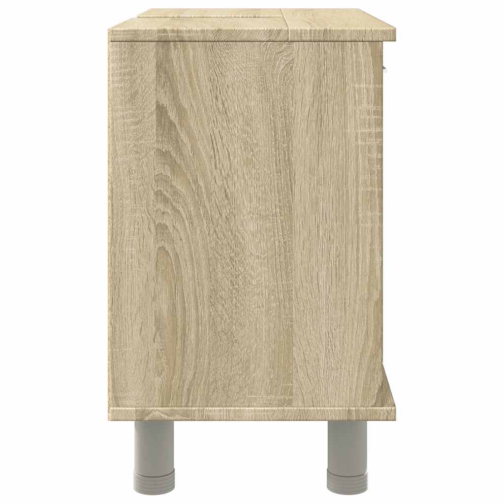 vidaXL Ντουλάπι Νιπτήρα Sonoma Δρυς 60 x 32 x 53,5 εκ. από Επεξ. Ξύλο
