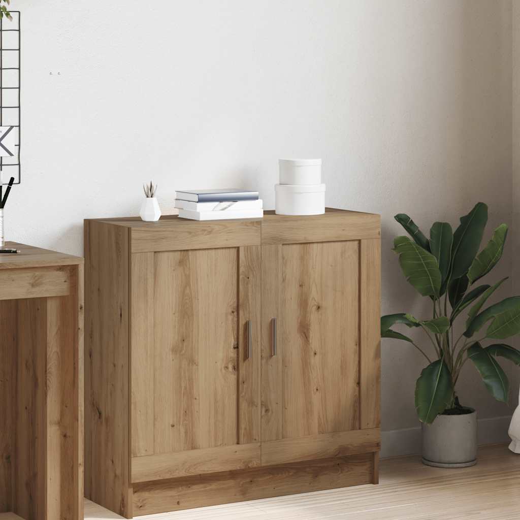 vidaXL Βιβλιοθήκη Artisan Δρυς 82,5x30,5x80 εκ. Επεξεργασμένο Ξύλο
