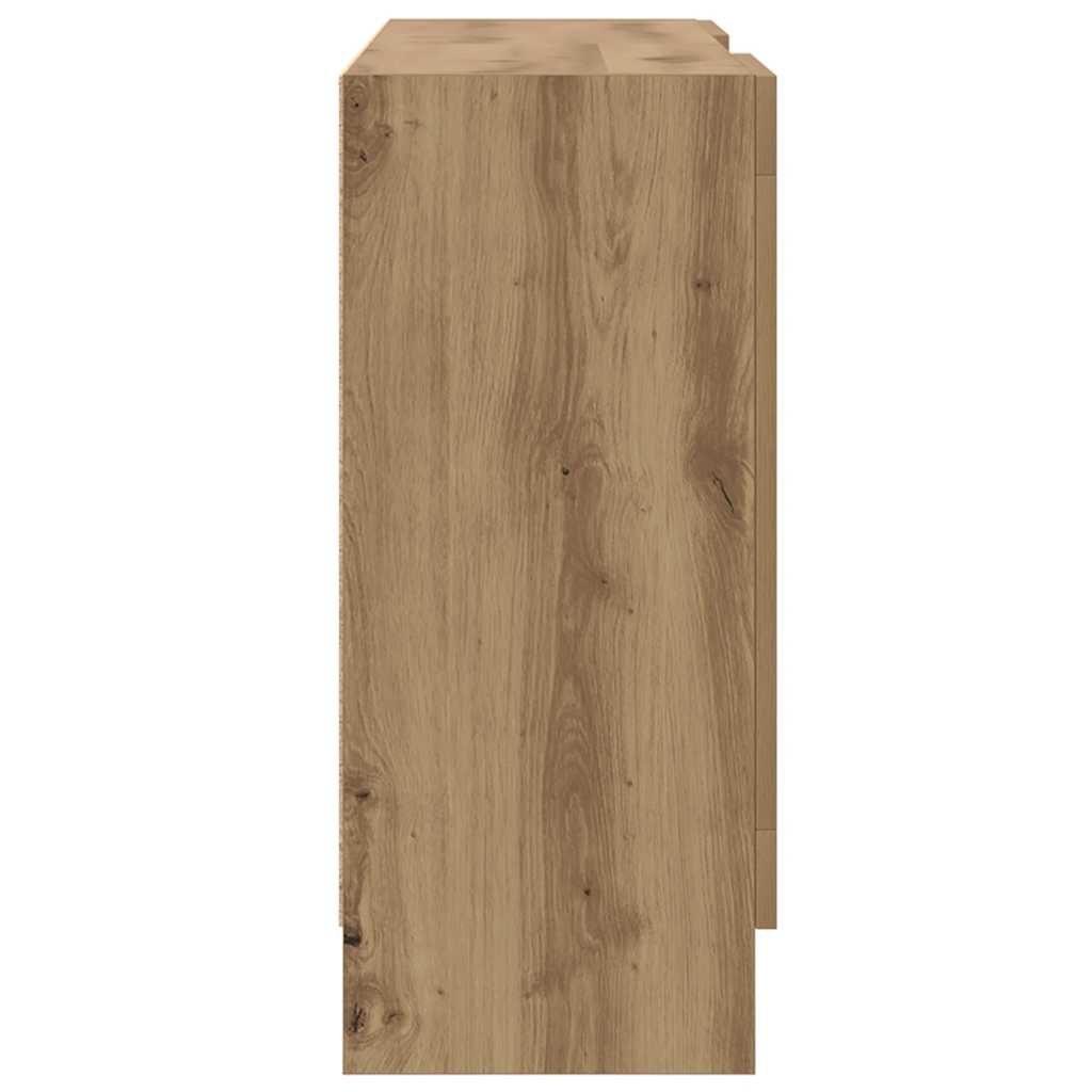 vidaXL Μπουφές Αρτισιανή Δρυς 120x30,5x70εκ. από Επεξεργασμένο Ξύλο