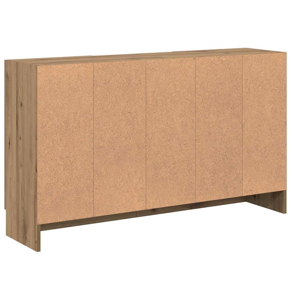 vidaXL Μπουφές Αρτισιανή Δρυς 120x30,5x70εκ. από Επεξεργασμένο Ξύλο