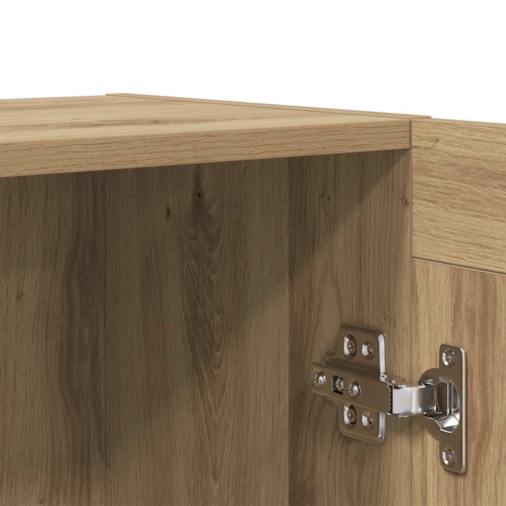 vidaXL Μπουφές Αρτισιανή Δρυς 120x30,5x70εκ. από Επεξεργασμένο Ξύλο