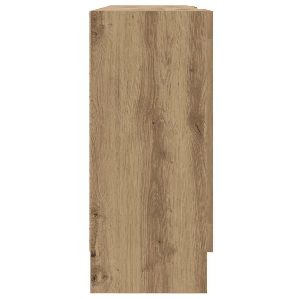 vidaXL Μπουφές Αρτισιανή Δρυς 120x30,5x70εκ. από Επεξεργασμένο Ξύλο