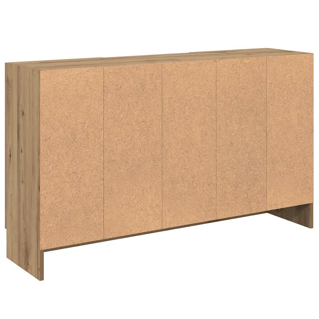 vidaXL Μπουφές Αρτισιανή Δρυς 120x30,5x70εκ. από Επεξεργασμένο Ξύλο