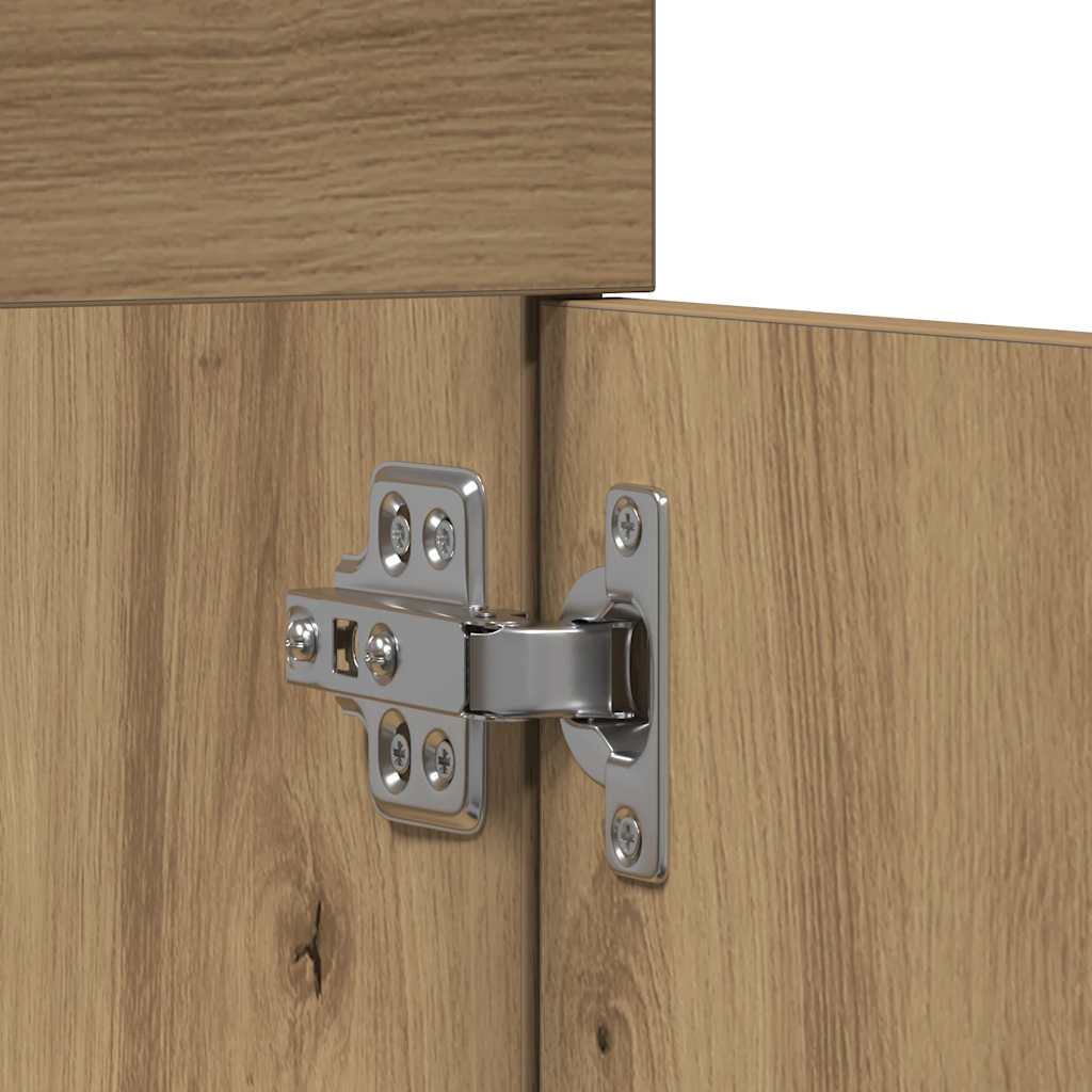 vidaXL Ντουλάπι νιπτήρα μπάνιου Artisan Oak Κατασκευασμένο ξύλο