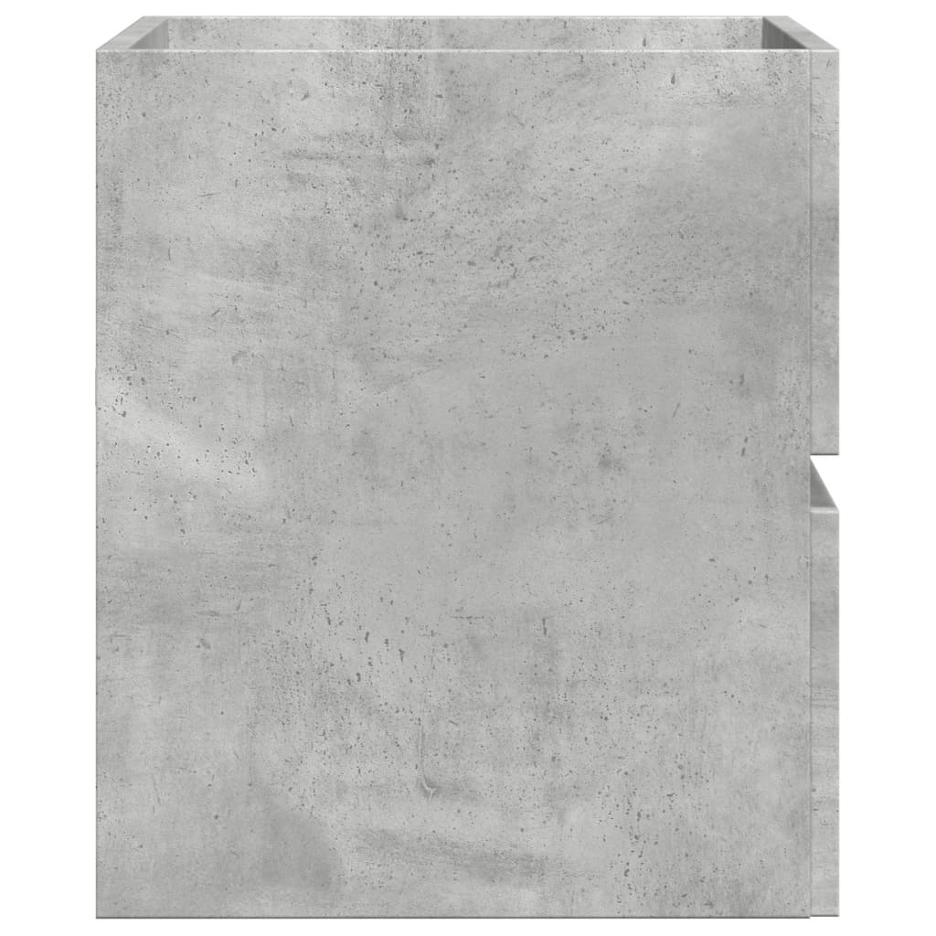 vidaXL Ντουλάπι Μπάνιου Γκρι Σκυροδέματος 60x38,5x45 εκ. Επεξ. Ξύλο
