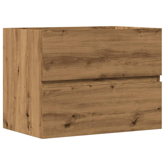 vidaXL Ντουλάπι Μπάνιου Αρτισιανή Δρυς 60x38,5x45 εκ. Επεξ. Ξύλο