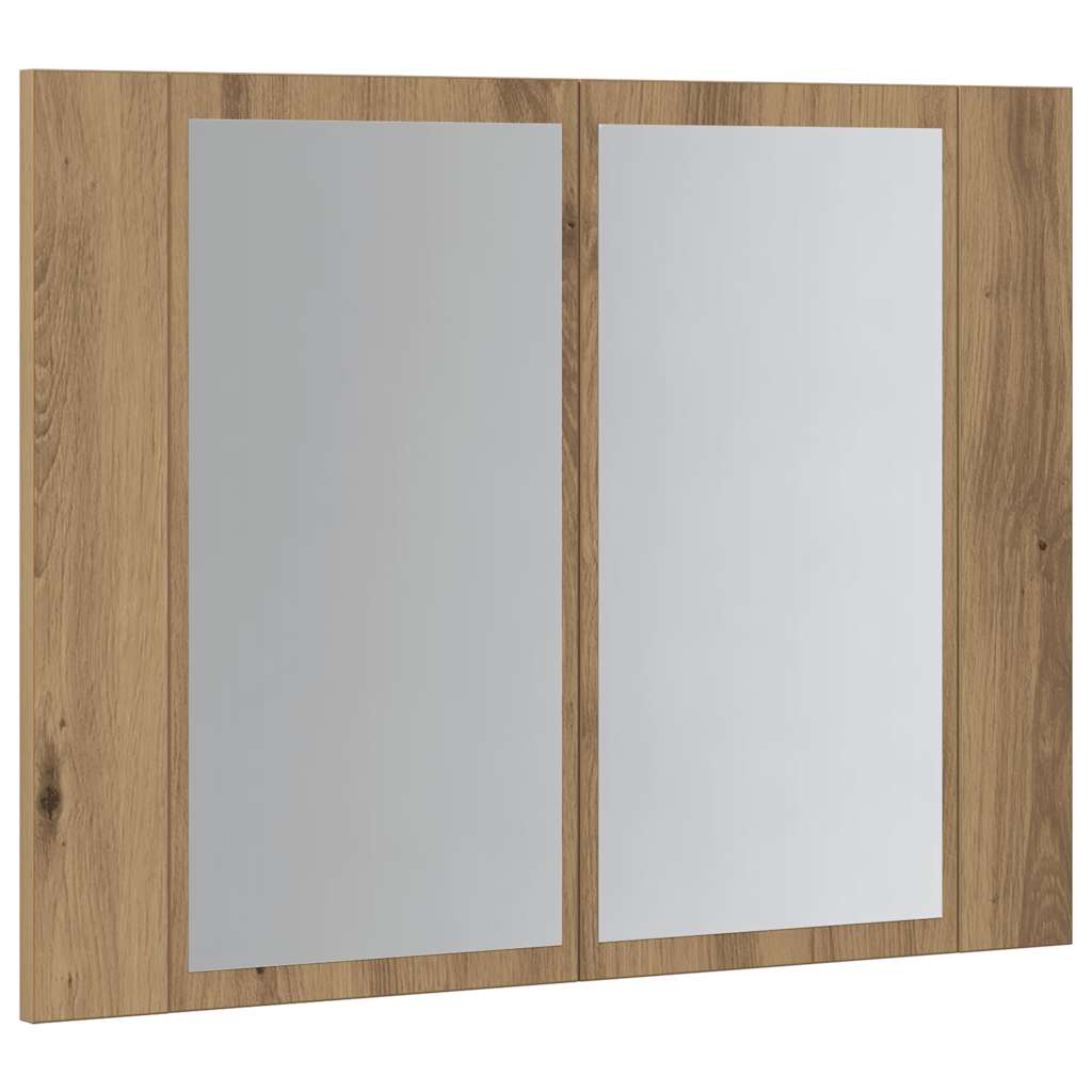 vidaXL Καθρέφτης Ντουλάπι Αρτισιανή Δρυς 60x12x45 εκ. Επεξ. Ξύλο