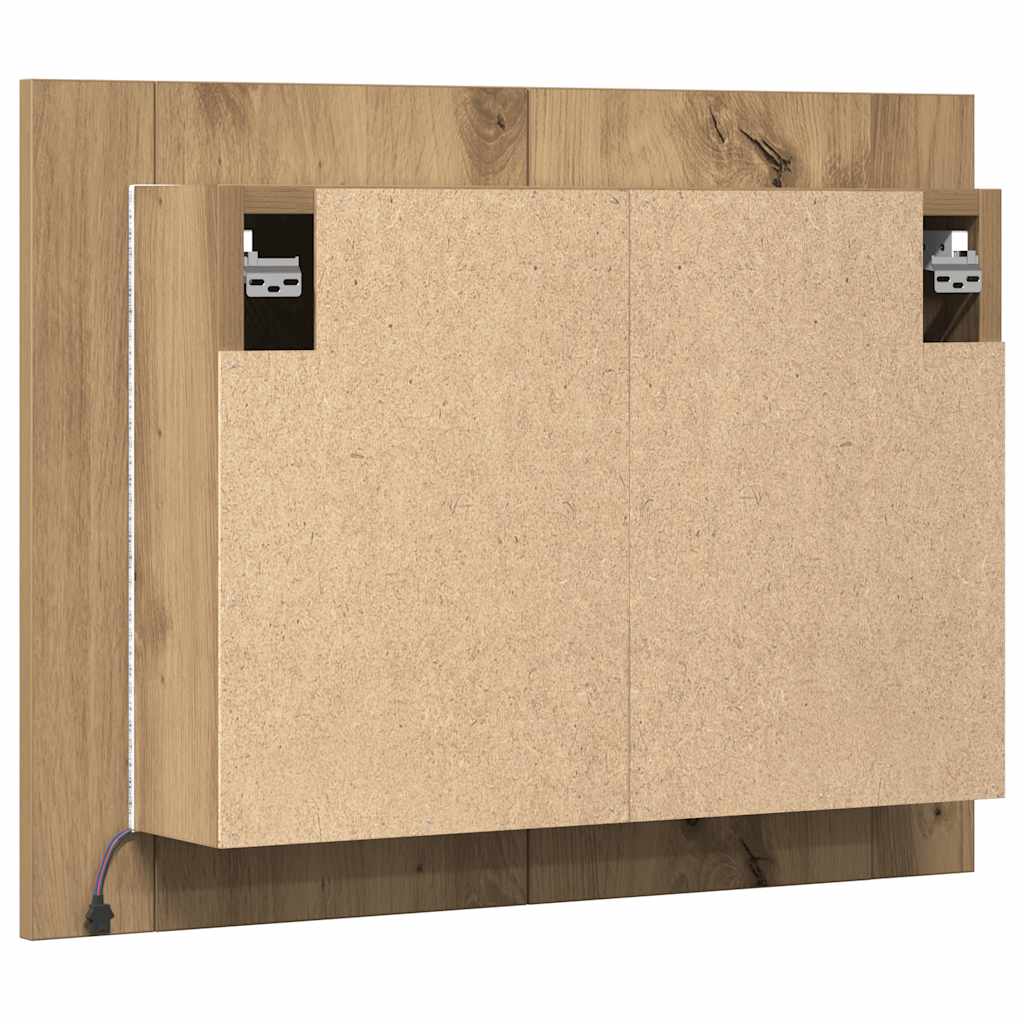 vidaXL Καθρέφτης Ντουλάπι Αρτισιανή Δρυς 60x12x45 εκ. Επεξ. Ξύλο