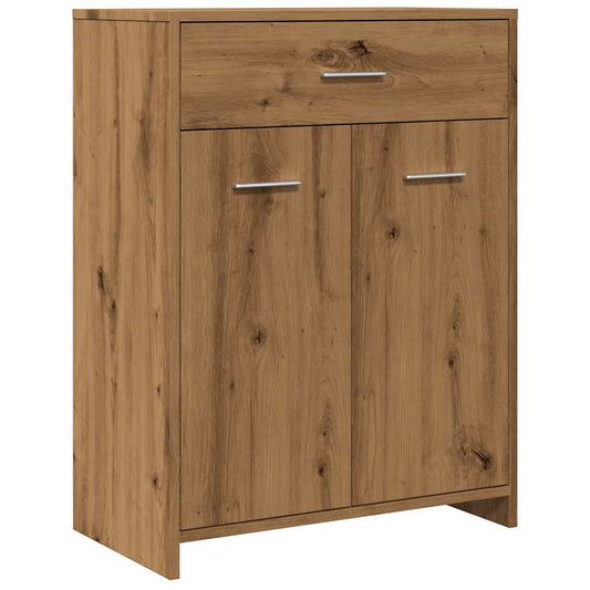 vidaXL Ντουλάπι Μπάνιου Αρτισιανή Δρυς 60x33x80 εκ. Επεξ. Ξύλο