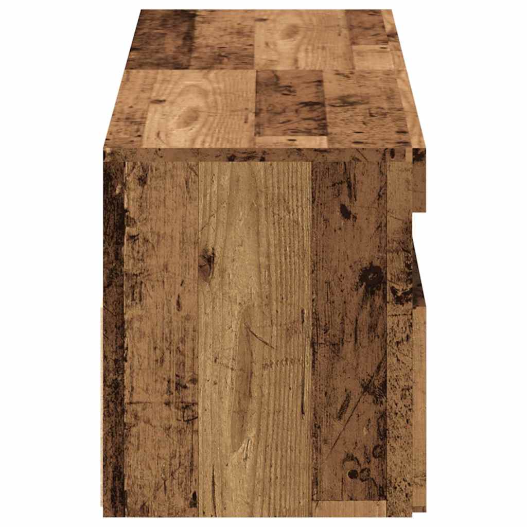 vidaXL σετ ντουλαπιών τηλεόρασης 2 τεμαχίων με φώτα LED