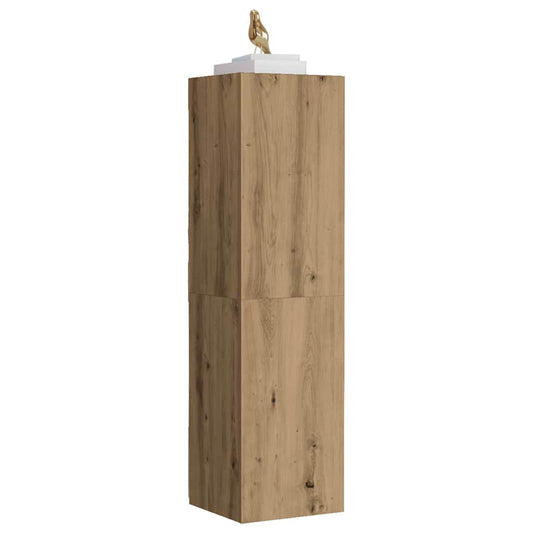 vidaXL Ντουλάπι τηλεόρασης Artisan Oak 30,5x30x110 cm Ξύλινη κατασκευή