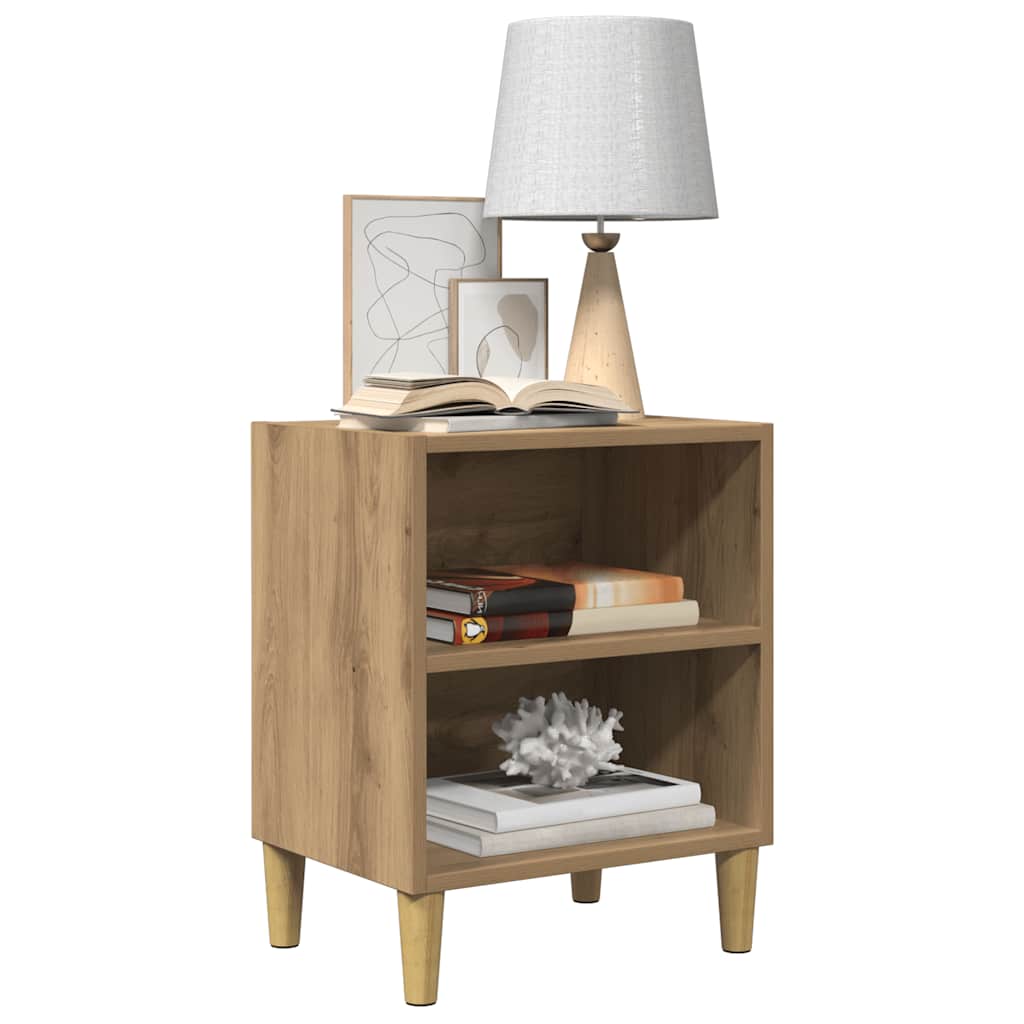 vidaXL Κομοδίνο ντουλάπι Artisan Oak 40x30x50 cm Κατασκευασμένο ξύλο