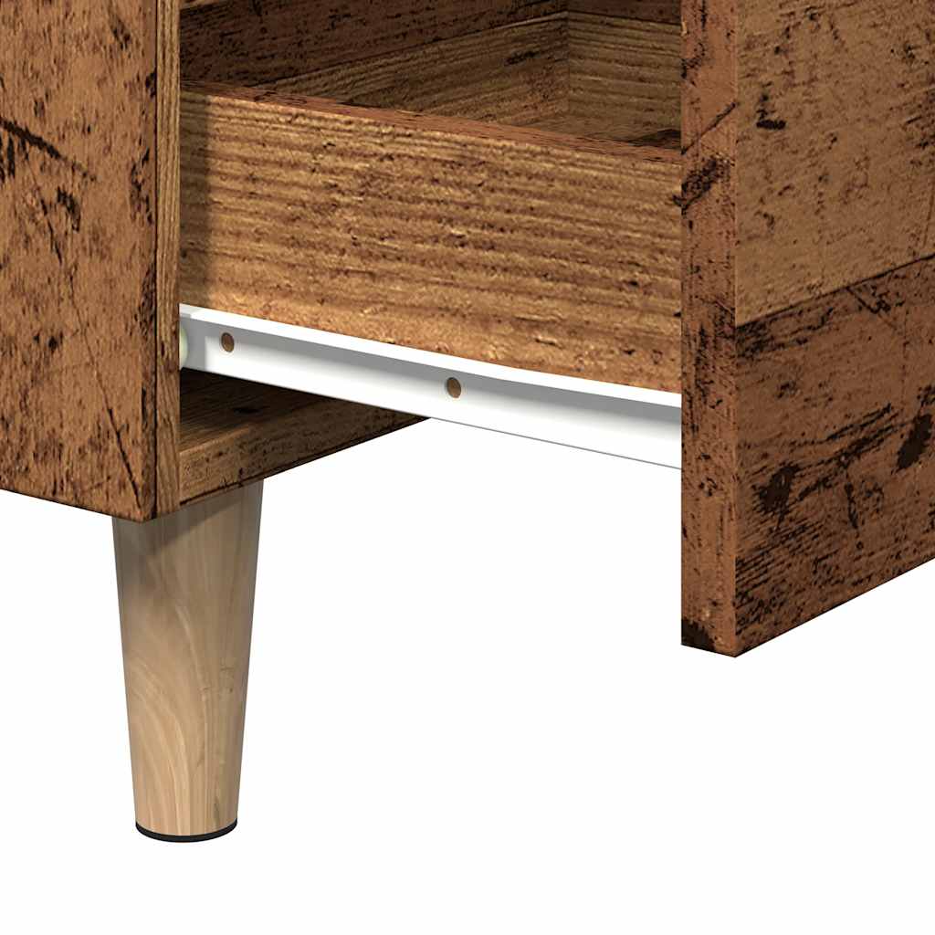 vidaXL κομοδίνο ντουλάπι παλιό ξύλο 40x35x69 cm κατασκευασμένο ξύλο