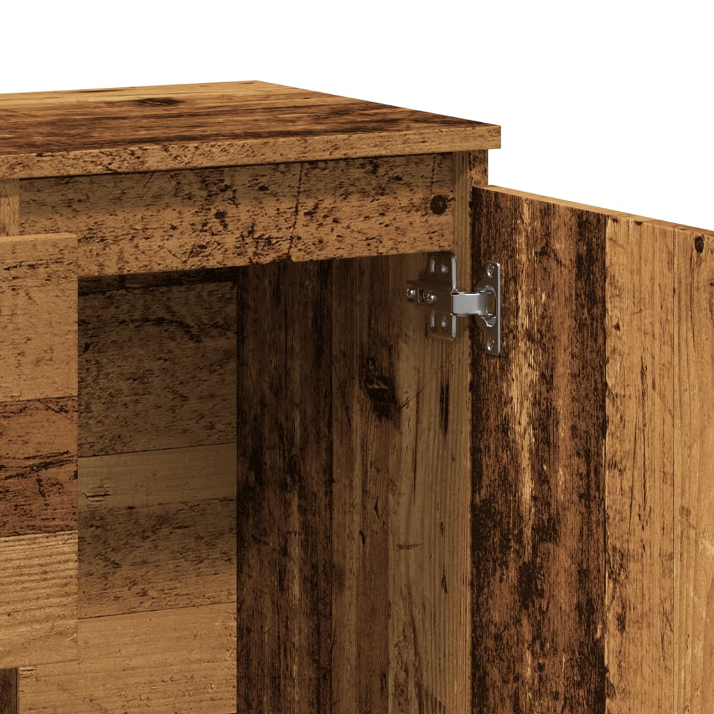 vidaXL Ραφιέρα Όψη Παλαιού Ξύλου 102x35x70 εκ. Επεξεργασμένο Ξύλο