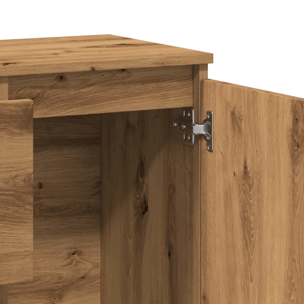 vidaXL Μπουφές Αρτισιανή Δρυς 102x35x70 εκ. από Επεξεργασμένο Ξύλο