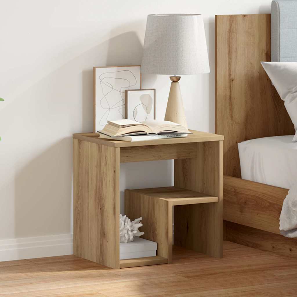 vidaXL Κομοδίνο ντουλάπι Artisan Oak 40x30x40 cm Κατασκευασμένο ξύλο