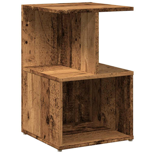 vidaXL κομοδίνο ντουλάπι παλιό ξύλο 35x35x55 cm κατασκευασμένο ξύλο